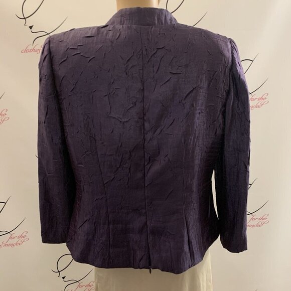 Expo New York. Size 12. Embellished Beaded Dressy Back Zip Jacket Top. B56 - Picture 6 of 10